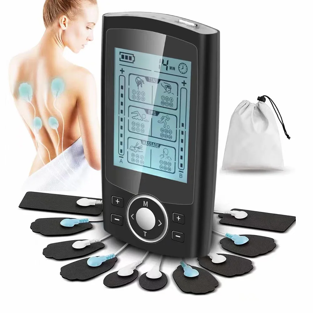 Tens massage EMS Muscle Stimulator 36-Mode Electric Acupuncture Body Massager Digital Therapy Slimming Machine Electrostimulator