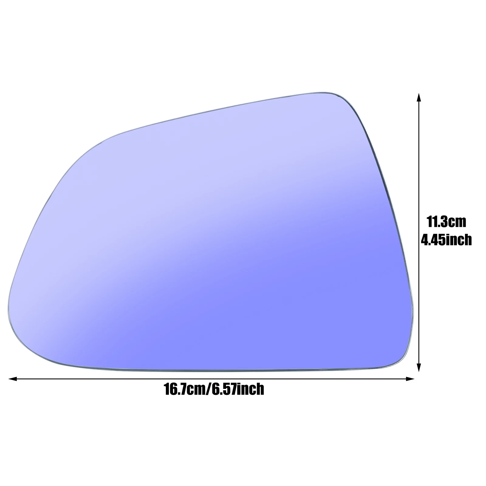 ل تسلا نموذج 3 2017-2024 اليسار اليمين زاوية واسعة مرآة مرآة الرؤية الخلفية عدسة التبعي الحرارة مقاوم للماء مكافحة وهج رؤية كبيرة #2