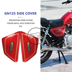 Motorcycle Battery & Tool Side Panels for Haojue Suzuki Lifan Dayun GN125,for Battery Cover Tank coverfor GN125 Side Cover,