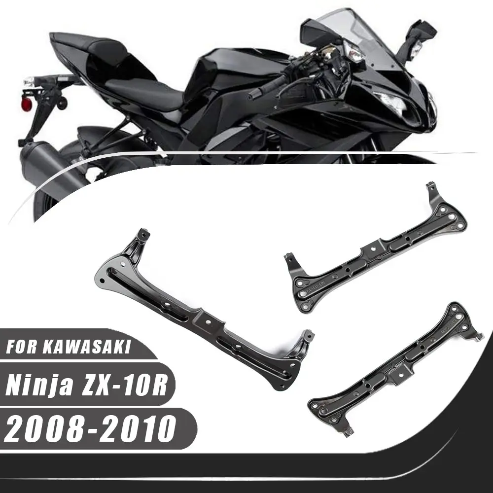 

Motorcycle Front Headlight Bracket Headlights Upper Fairing Stay Bracket For 2008-2010 Kawasaki Ninja ZX-10R ZX10 2009