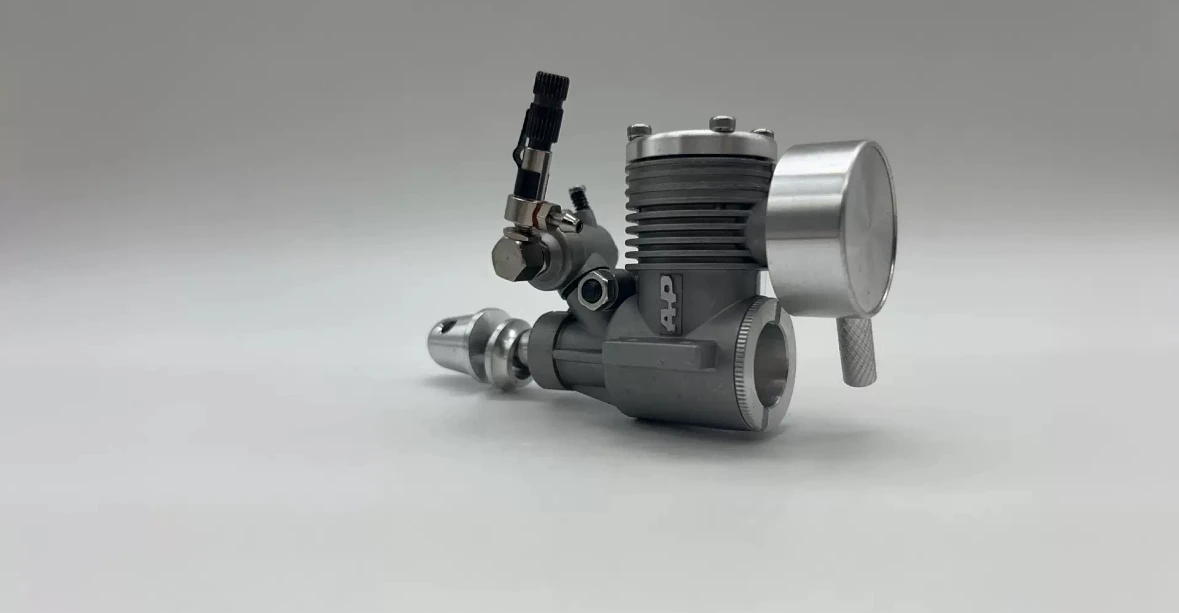 Motor Nitro ABC 2 Tempos ASP AP09A 1.47CC para Atualização de Aeromodelos RC de Asa Fixa - Compatível com OS YS SAITO
