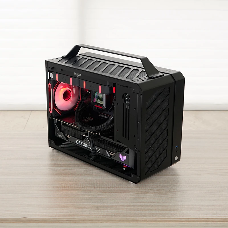 Desktop assembled computer mainframe