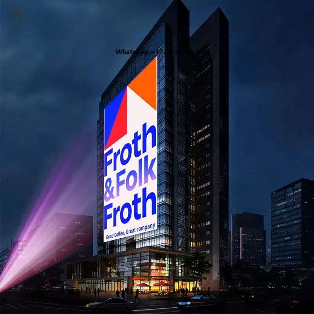 IP67 Waterproof Projection Light for Commercial Advertising Walls