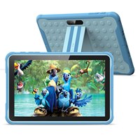 Pritom 10 Inch Kids Tablet Android 13 Go WIFI Quad Core Processor 2GB RAM 64GB ROM YouTube with Case