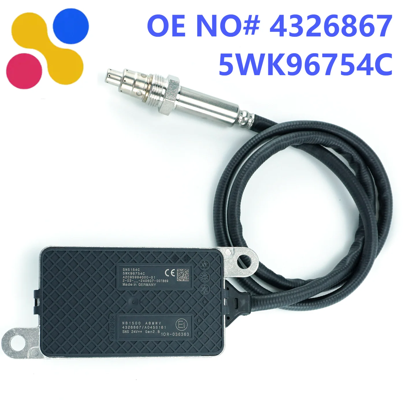 5WK96754C 4326867 Auf Lager Nox Sensor NGK Sonde Stickstoff Sauerstoff Sensor 4326867 5WK9 6754C Für Cummins Motor Auto Zubehör