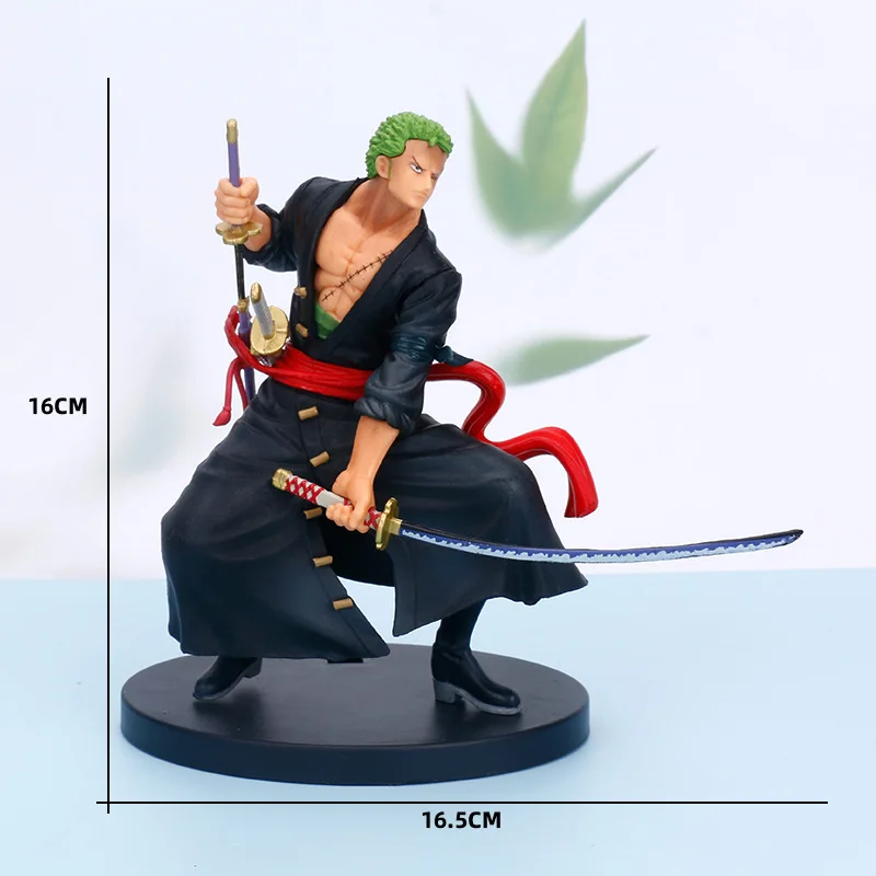 Figura de Ação One Piece Roronoa Zoro, Art King, Modelo Anime Sauron, Coleção Toy Gift, 18cm