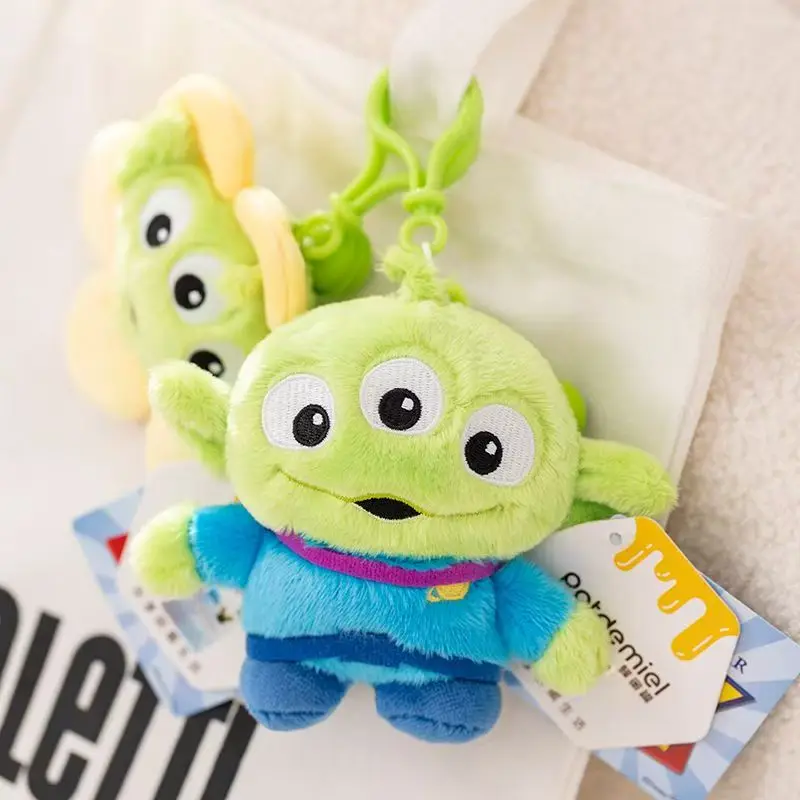 

Genuine Lovely Cartoon Toy Story Alien Cute Plush Bag Pendant for Girls Fans Trendy Hot Sale Lovely Birthday Gift Keychain