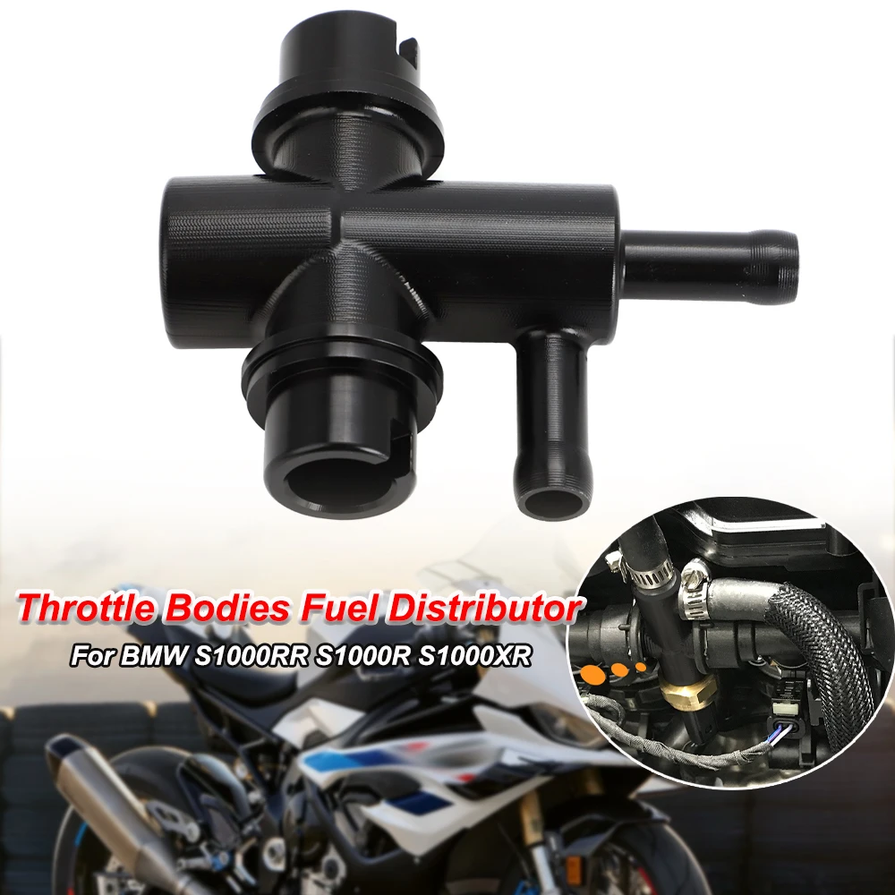 

For BMW S1000RR S1000R S1000XR Aluminum Throttle Bodies Fuel Distributor Motorcycle Accessories