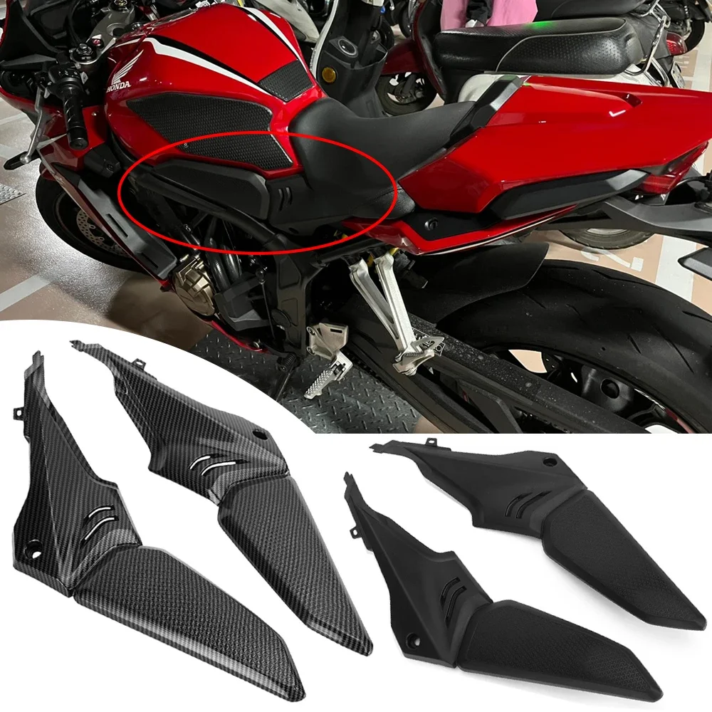 

Для Honda CB650R CBR650R Боковая панель сиденья Защитная крышка CB 650 R 2021 2022 2023 CBR 650R Аксессуары Moto Carbon