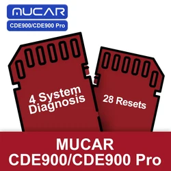 Upgrade MUCAR CDE900/CDE900 Pro Softwares 4/Full Systems Diagnosis Oil Brake Airbag Single or 28 Reset/Maintenance Lifetime Free