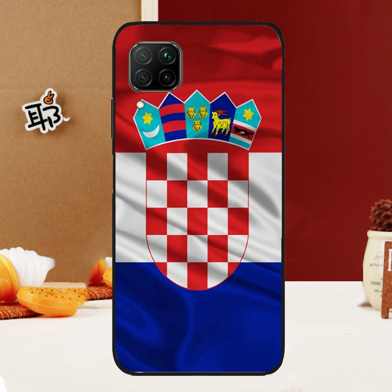 Croatia Coat Of Arms Flag Case For Huawei P30 Lite P40 P20 Nova 11 Pro 3i 8i 11i 9 10 SE 5T Y60 Y61 Y70 Y90 Y91 Cover