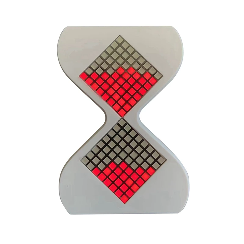 3D Electronic Hourglass, 3D Digital Hourglass, Electronic Timer, 3D-Printed Hourglass, LED Electronic Hourglass