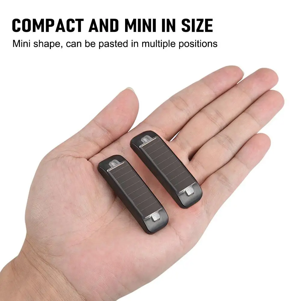 Автомобильная Противоугонная лампа, фонарик с солнечной батареей, лампа заднего хода для предотвращения столкновений в ночное время, красная и синяя вспышка для велосипедов и мотоциклов