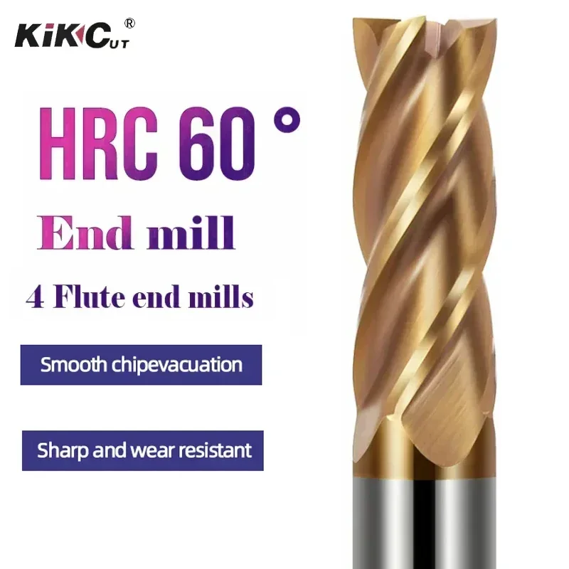 

Carbide Extension Flat CutterTungsten Steel 60° Coating End Mill CNC Engraving Milling Cutter Milling Tools