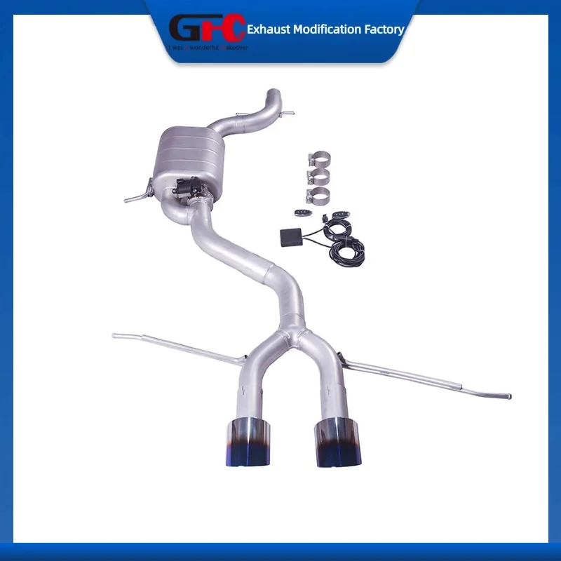 GFC Catback Valvetronic Exhaust Pipe for Golf 5 5GTI,Golf 5R,Golf 6 6GTI,Touran,Seat,Beetle,Scirocco Car Exhaust Muffler System