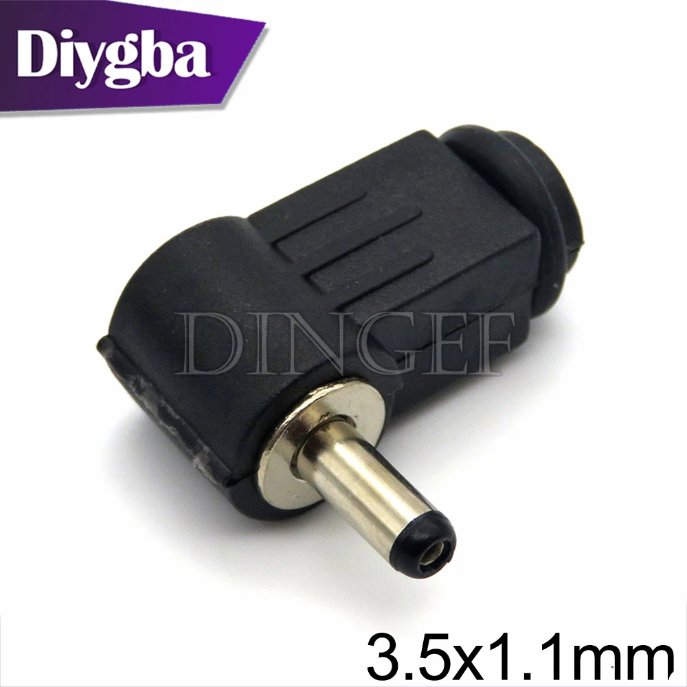 5 قطعة 5.5*2.5 مللي متر تيار مستمر التوصيل 90 درجة الكوع 5.5*2.1 مللي متر تيار مستمر قابس طاقة الأسلاك الجمعية سلك لحام نوع 4.8x1.7 مللي متر 4.0x1.7 مللي متر DIYGBA