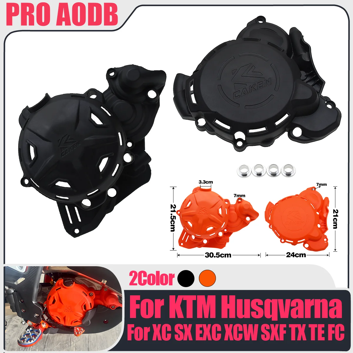 For GASGAS EC 250F 350F For KTM 250 350 EXC-F 350XW-F EXCF XWF XW-F Clutch Protector Lgnition Guard Cover Dirt Bike 2024 2025