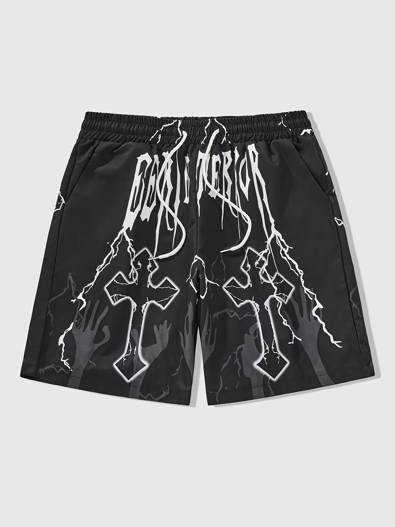 

Summer New 3D Printed Street Fashion Shorts Breathable Sports Speed Drying Casual Thin Shorts Men's Clothing Motorcycle