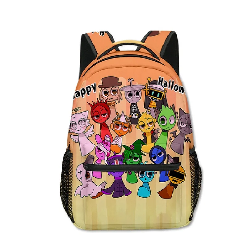 3d New Game Rhythm Box Spronki Primary Secondary School Student Backpack Children'S Backpack Shoulder Bag Children Birthday Gift