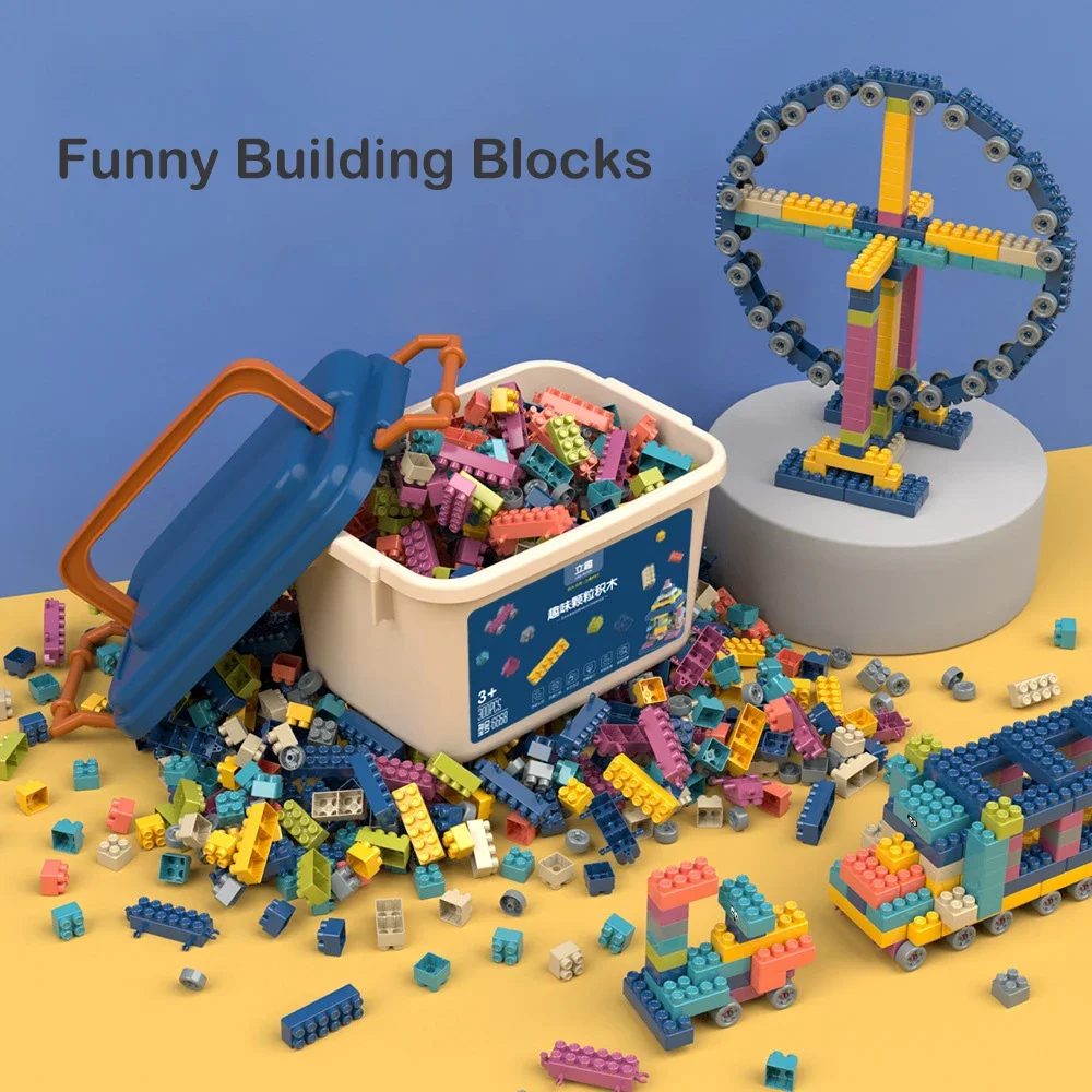 Big Size DIY Creative Building Blocks Bulk Sets City Classic Bricks Assembly Brinquedos Educational Toys for Children with Box