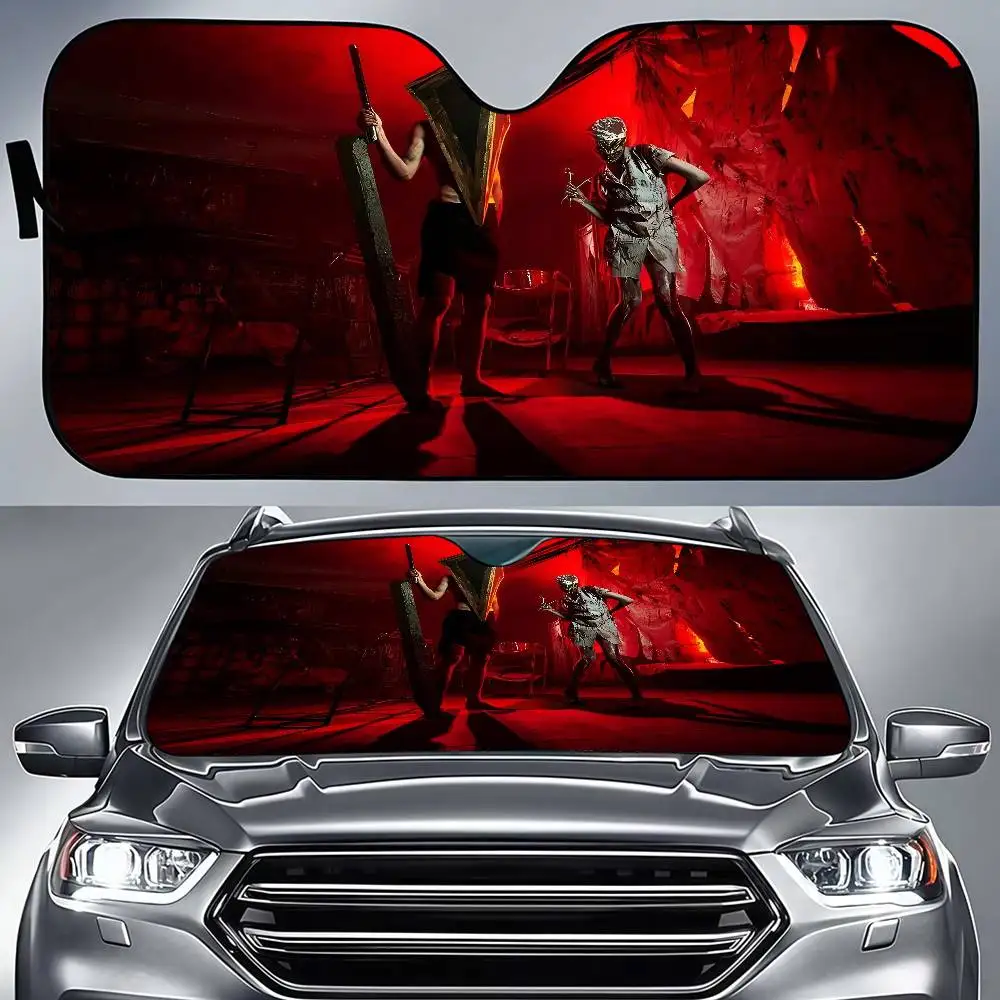 Games Players Silent Hill 3 Car Window Windscreen Cover Sun Shade Auto Sun Visor Car-covers Car Solar Protection