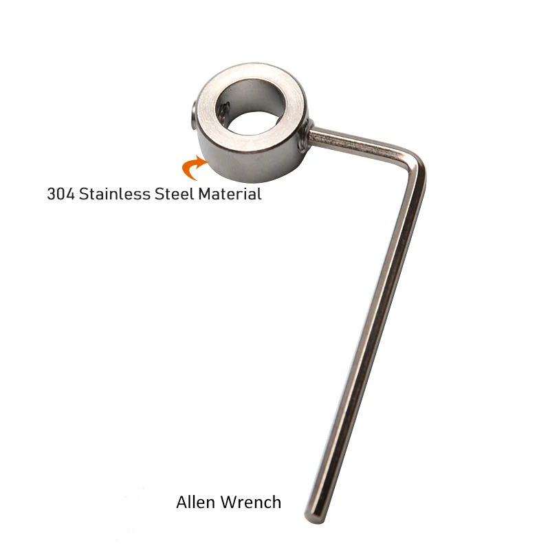 Bohrer-Stoppring aus Edelstahl, 3 mm – 16 mm, Bohrtiefenbegrenzungs-Ortungswerkzeug, Stopperring mit Inbusschlüssel für die Holzbearbeitung – Detail 2