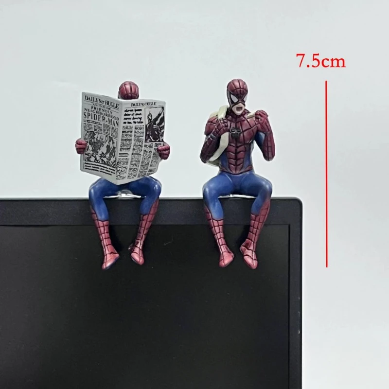 Marvel Spider-Man Cake Decoration Ornament Anime Superhero Children's Action Figures Doll PVC Desktop Ornament Birthday Gifts - Image 6