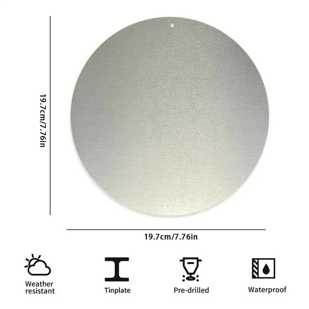 1 Piece Metal Iron Sign_2D Flat Surface, Sniper Challenge_Men's Commemorative Coin Badge Vintage Logo_-_Suitable for Home, Cafe