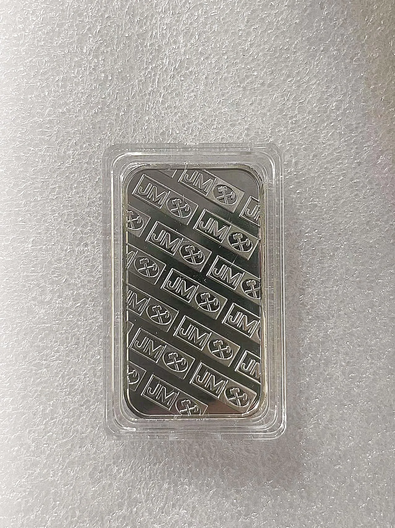 Gifts American Silver Bar Bank Super JM Johnson Matthey Morgan 1 OZ Silver Plated No Magnetic Metal Crafts Gift.cxcx