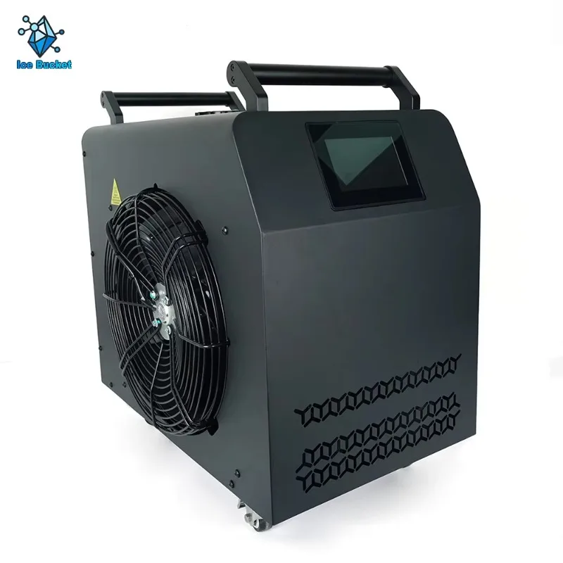 Stable 0.8hp Water Chiller Conveniently Operated Ice Bath Machine Intelligent Control Core Components Compressor 220V
