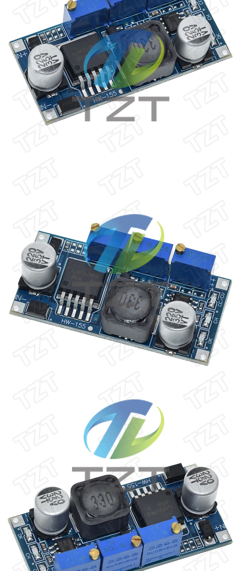 LM2596 DC-DC Step-Down CC CV Stromversorgungsmodul LED-Treiber Batterieladegerät Einstellbar LM2596S Konstantstrom Konstantspannung gut – Detail 4