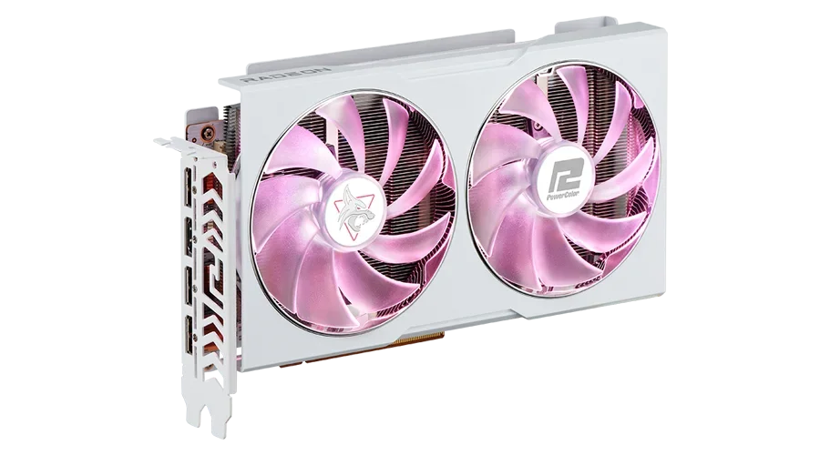 Brand New PowerColor Hellhound Sakura RX 6650 XT Gaming Graphics Card with 8GB GDDR6 RX6650 XT Video Cards