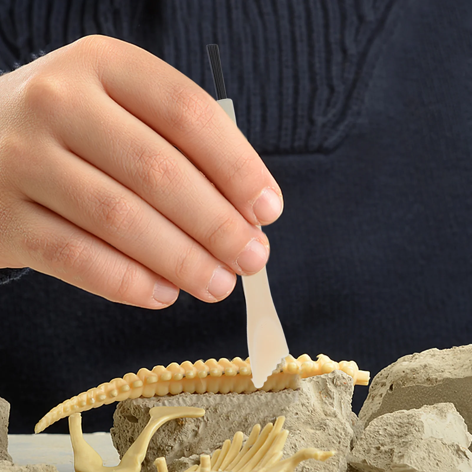 

24 Pcs Archaeological Excavations Tool Kit Digging Toys Brush Archaeology Tools Chisel for Dinosaur Kids