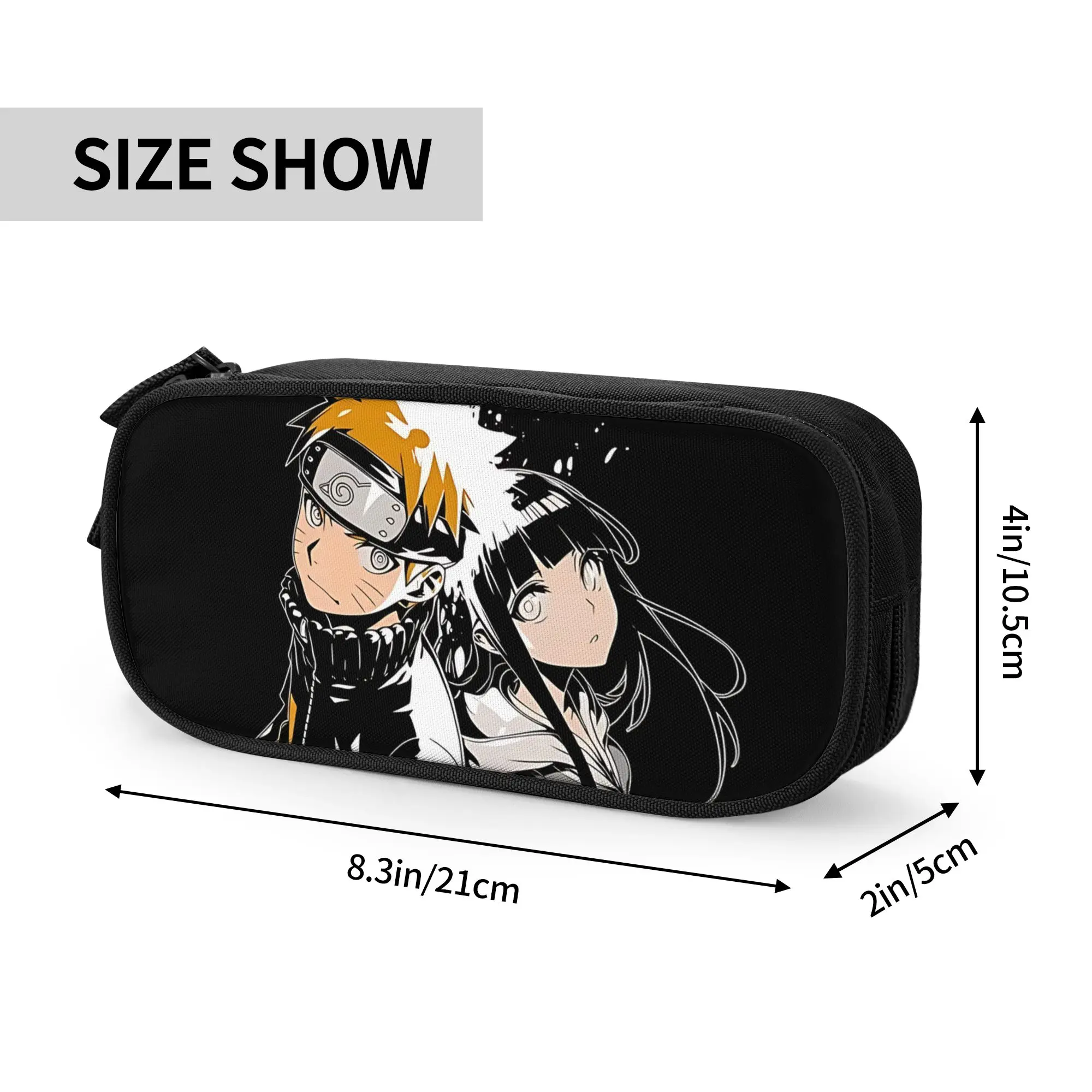 Custom Naruto Anime Theme Large Capacity Bags for Child  School Pencil Bag for Boys Gilrs Kids