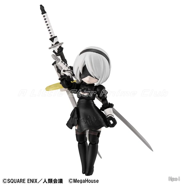 【Pre Sale】Original MegaHouse DESKTOP ARMY NieR:Automata Ver1.1a 2B Collection Animation Figures Toy Model