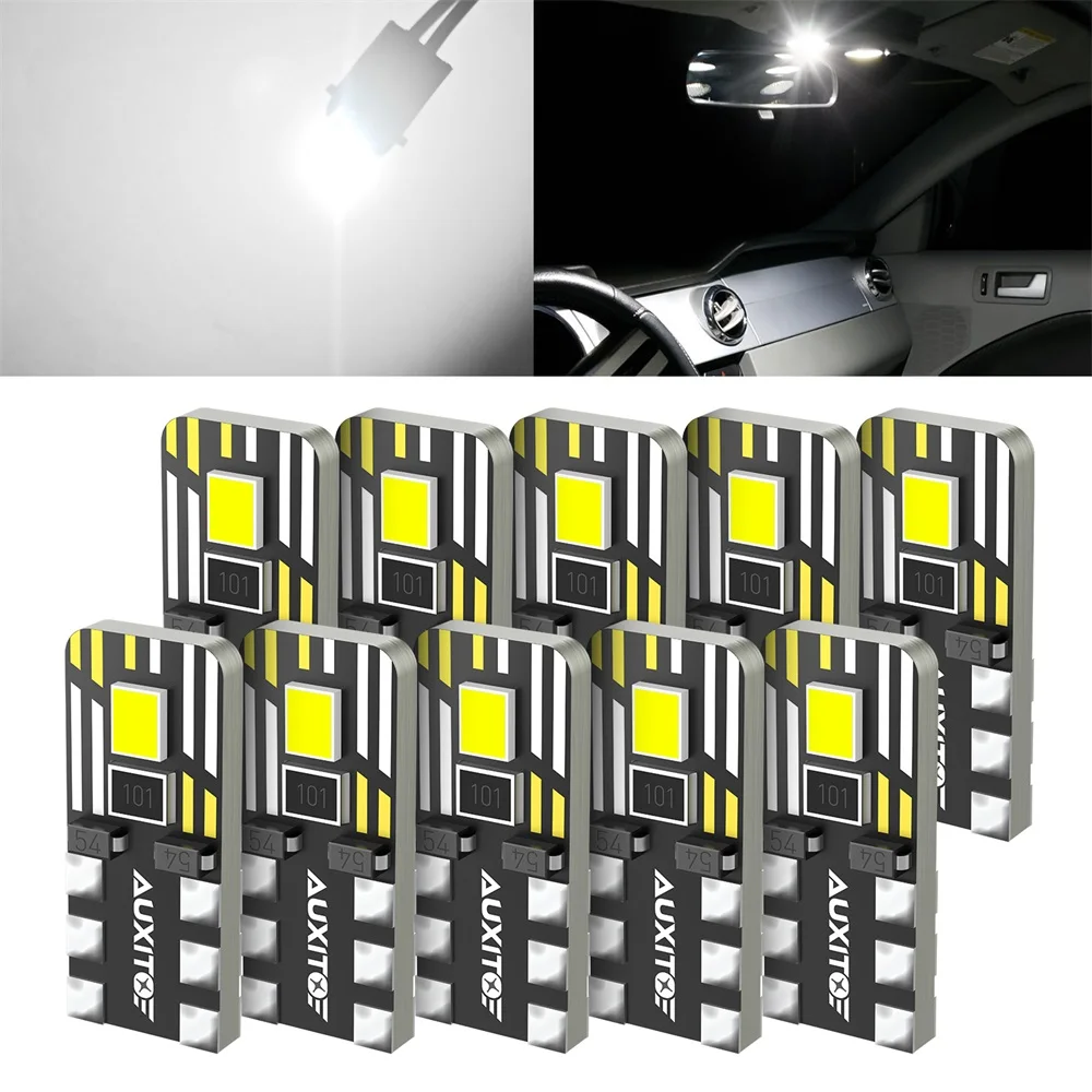 10 sztuk lamp LED Canbus T10 W5W 194 168 Samochodowe wewnętrzne oświetlenie tablicy rejestracyjnej do ciężarówek Citroen Berlingo C1 C2 C3 Picasso C5 C6 C8 C4