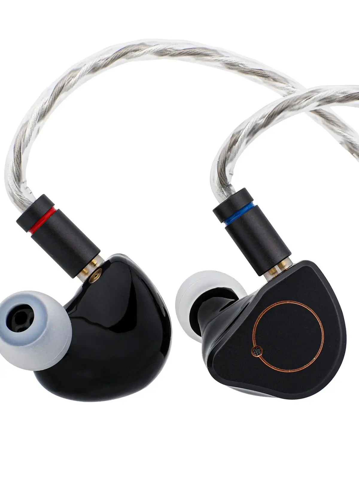 SIMGOT SuperMix 4 1 DD+1 BA+1 Planar +1 PZT Hybrid-Treiber HiFi-Kopfhörer Kabelgebundene Ohrhörer mit hochwertigem Kabel