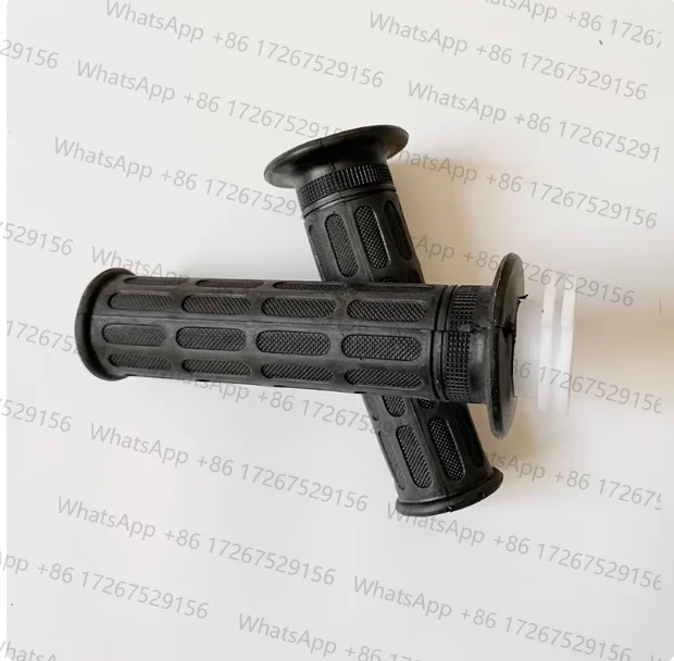 Handlebars Hand Grips 22mm Sleev Motorcycle Accessories Accelerator For HONDA CBT125 CL125-2 CB125T Double hole Universal Rubber