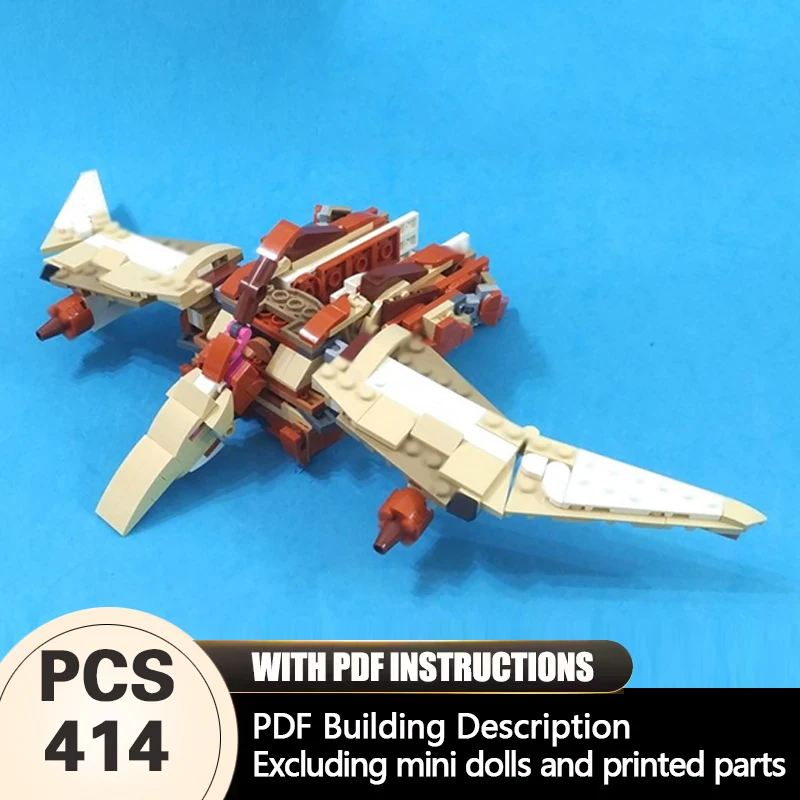 

Creators Animal Series Model MOC Building Bricks Pteranodon Modular Technology Gifts Holiday Assemble Children Toys Suit