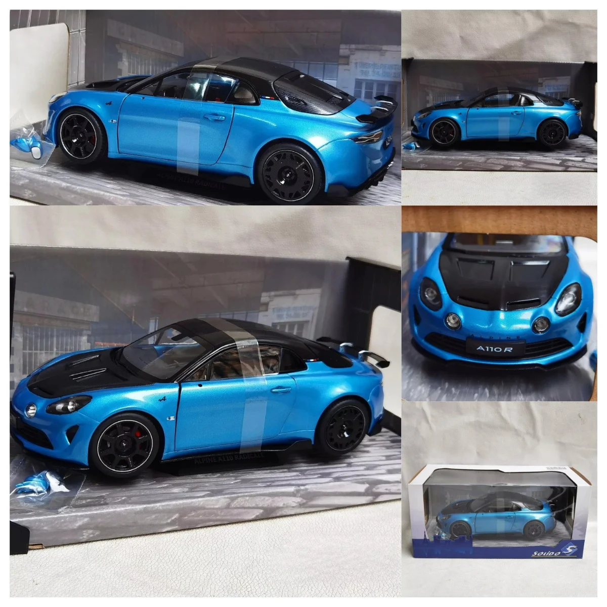 

Дефекты поверхности покраски SOLIDO, изъяны, литая модель автомобиля A110 2023 года в масштабе 1/18 из сплава