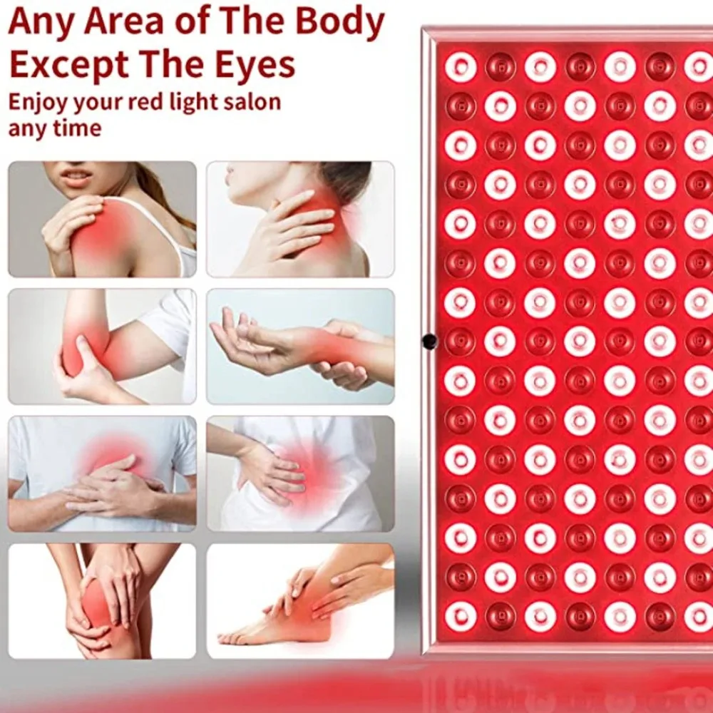 جديد LED مصباح لوحة العلاج بالضوء الأحمر للوجه مكافحة الشيخوخة العناية بالبشرة الجمال 225 مصباح ليد الجسم لتخفيف الآلام أدوات العلاج الطبيعي #4