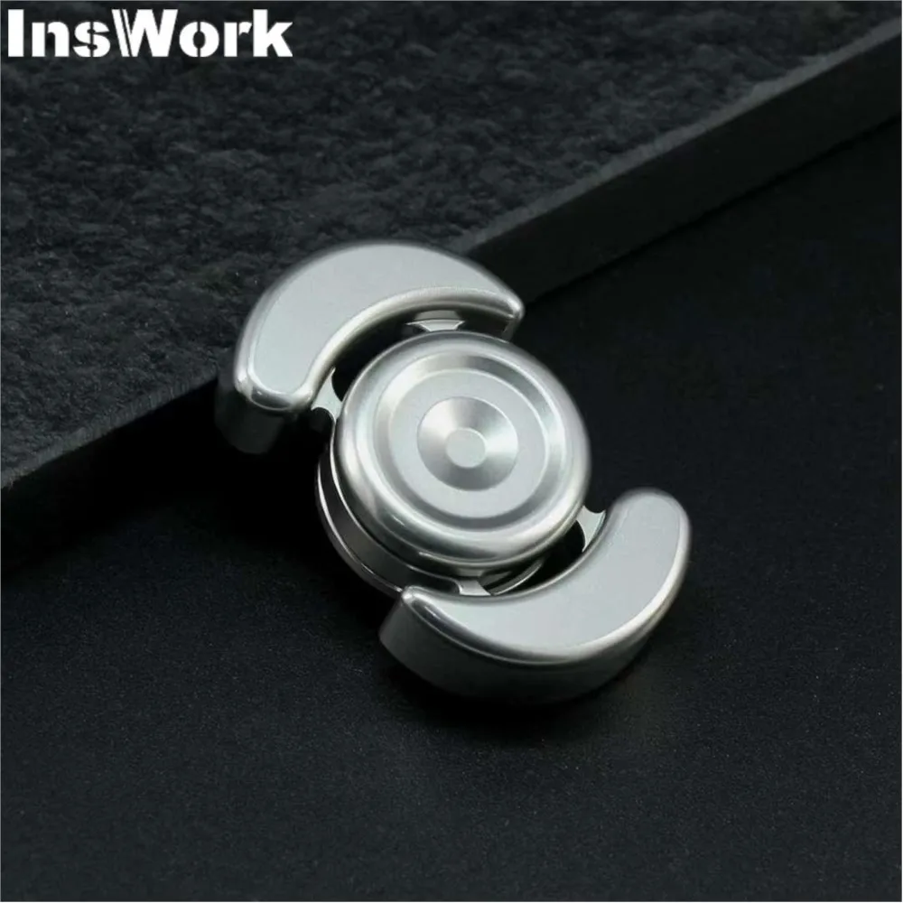 Magic Play EDC Fingertip Gyro Office Silent Stress Relief Toy Metal Fidget Toys Hand Spinner