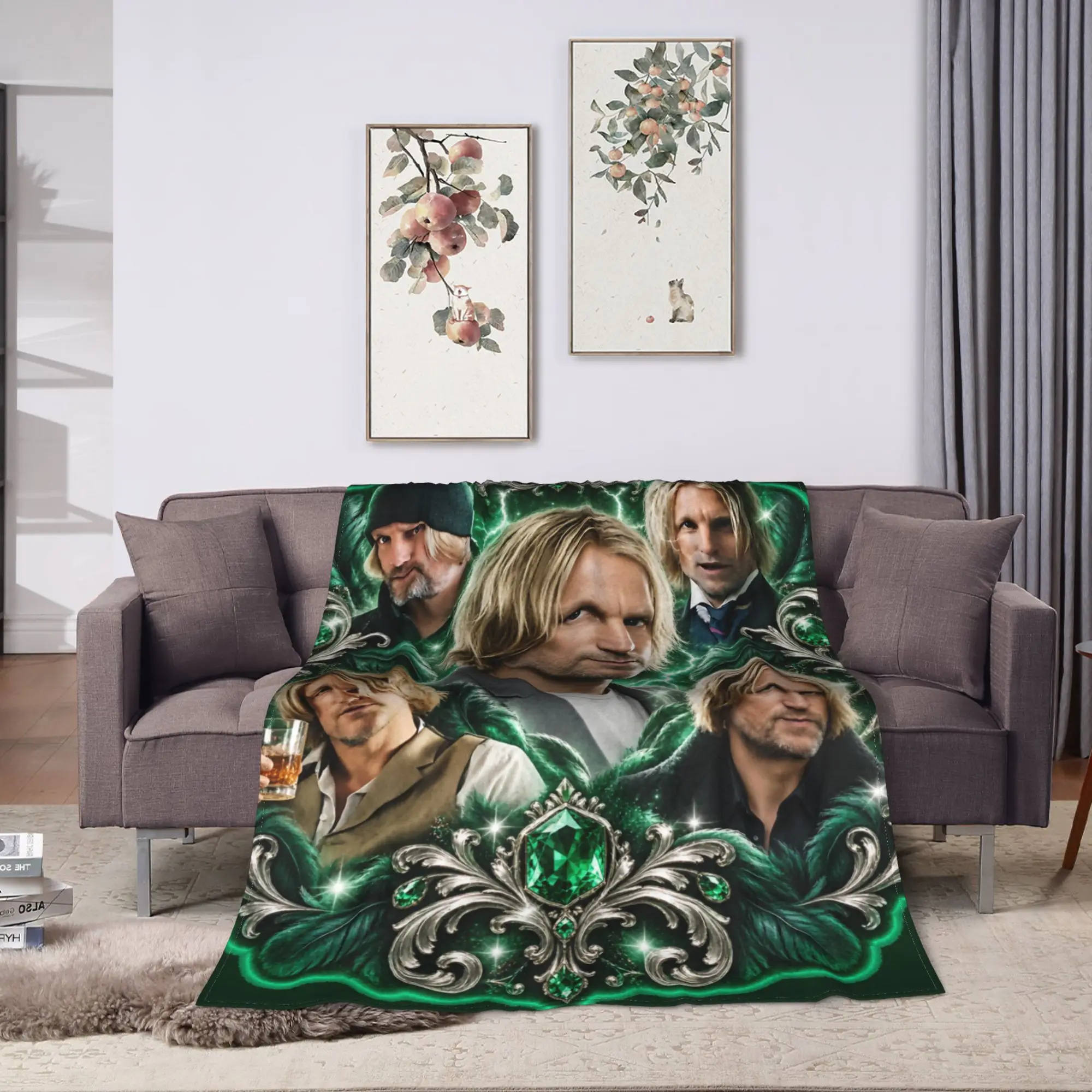 Haymitch Abernathy Sunrise on the Reaping Blanket Soft Plush Throw Blanket For Students Couch Chair Flannel Bedspread Bed Cover