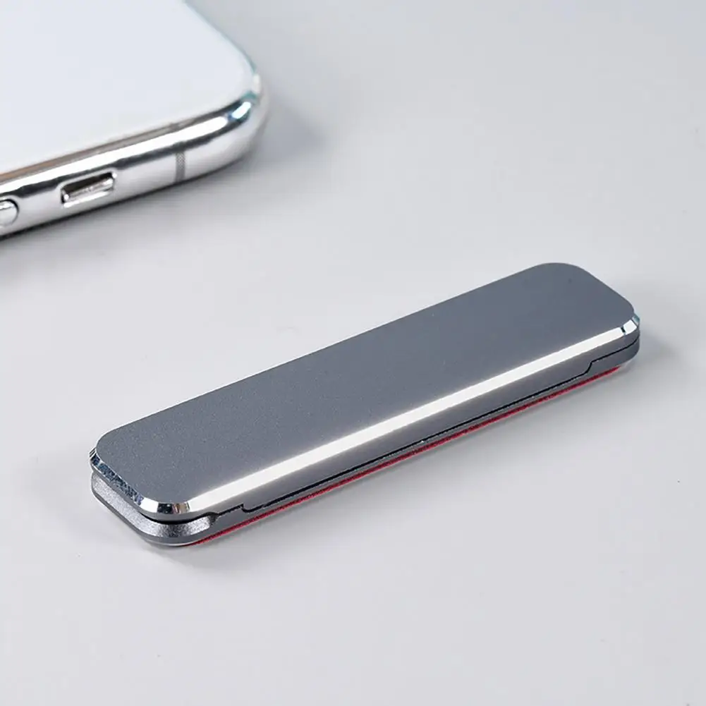 حامل هاتف من سبائك الألومنيوم ، حامل هاتف مدمج قابل للطي ، دعامة ثلاثية قابلة للتعديل ، استخدام بدون استخدام اليدين للراحة