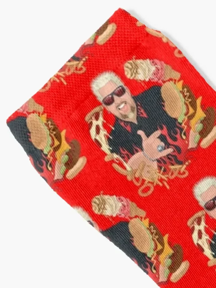 King of Flavortown Socks moving stockings Thermal man winter hiphop Boy Child Socks Women's