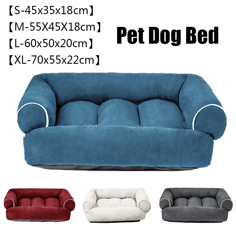 1pc Suede Pet Bed Dog Cat Bed Anti-slip Square Dog,Suitable For All Cats And Small And Medium-Sized Dogs кучешка колиба