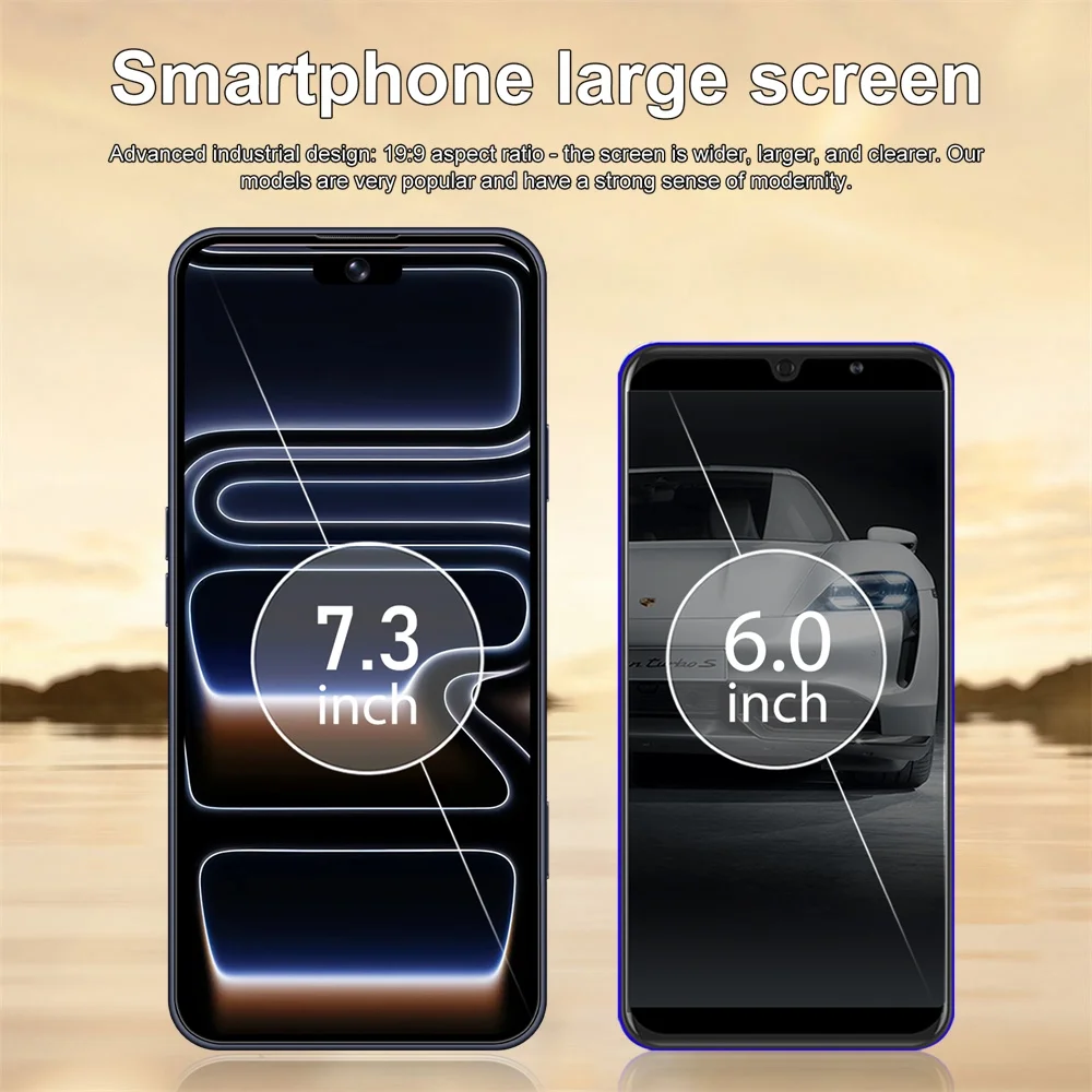 K-Touch Smartphone 5G für 17 Pro Max, 7,3-Zoll-Vollbild-Display, 5G-Mobiltelefon mit Dual-SIM-Funktion, Android-Smartphone, 16+48-MP-Kamera, Gesichtserkennung, entsperrt, 7800-mAh-Akku, Mobiltelefone. – Detail 17