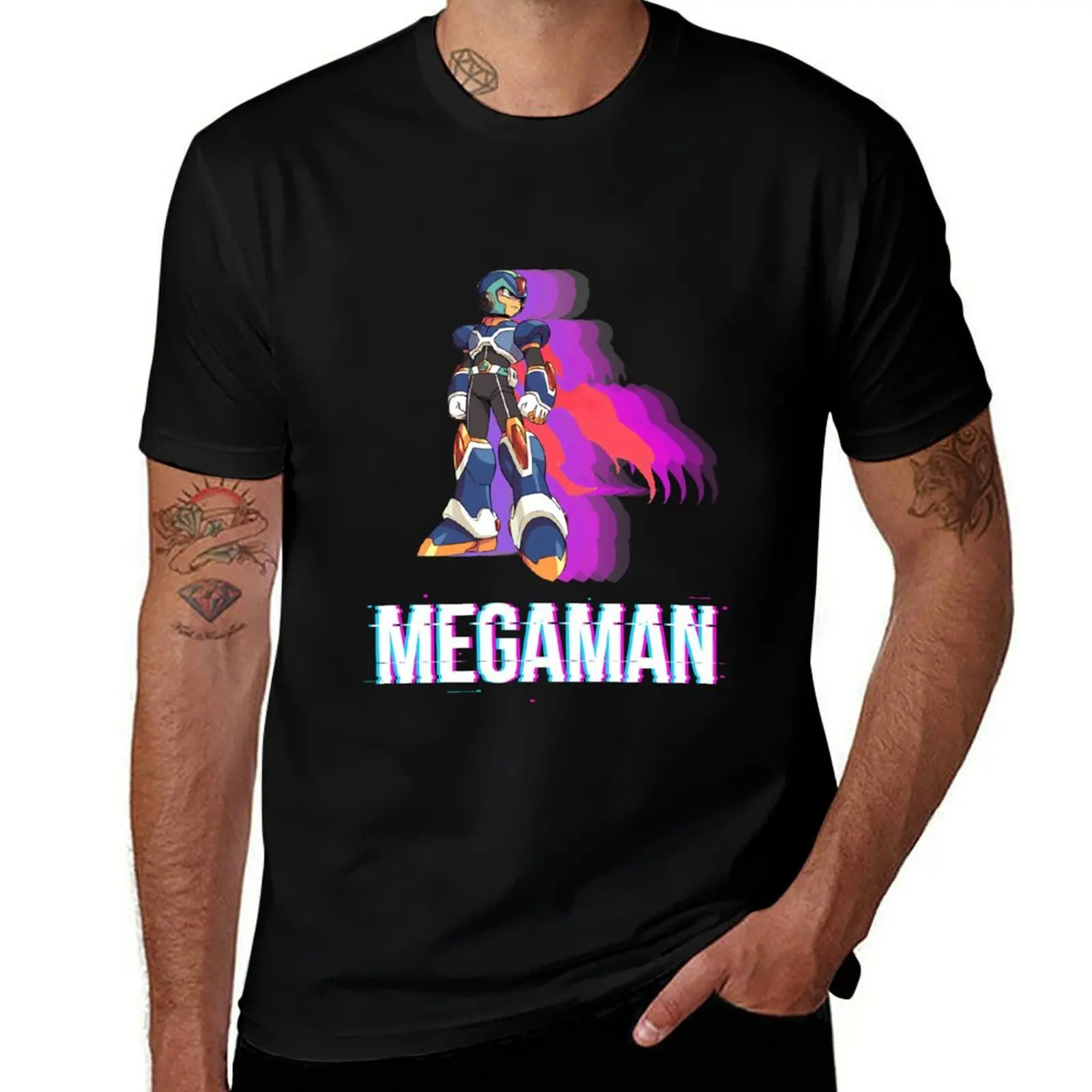 MEGAMAN - No 02 T-Shirt Holiday Vacation Tee Shirt T-Shirt