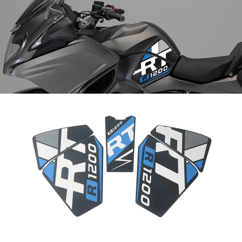 

Motorcycle Tank pad Side Grips Knee stickers protection decals Waterproof kit For BMW R1200RT R 1200 RT R1200 RT