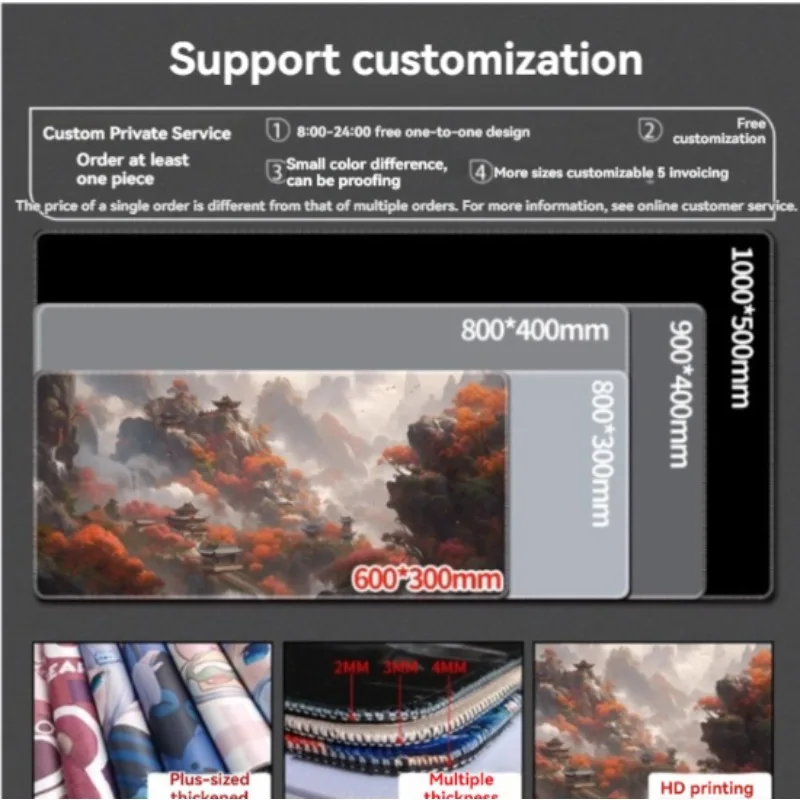 

Коврик для мыши с чернилами и пейзажем на заказ, суперкитайский национальный стиль, нескользящий коврик для офиса и дома, коврик для компьютерной клавиатуры